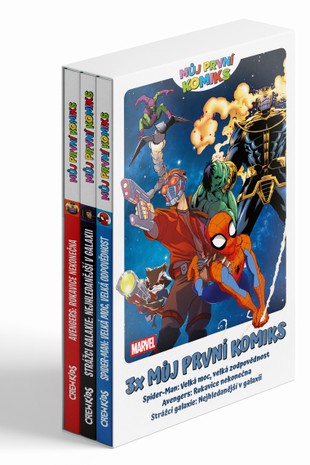 Speciální balíček: 3x Můj první komiks (Avengers, Spider-man, Strážci galaxie)