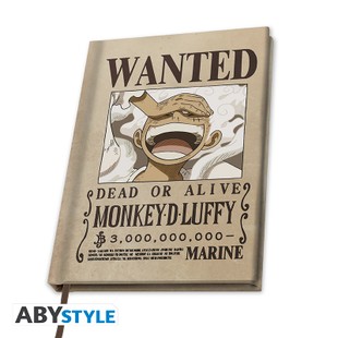 Zápisník deluxe - One Piece - "Wanted: Luffy"