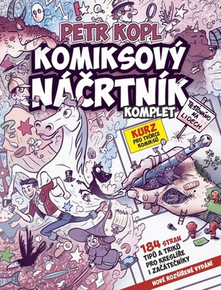 Komiksový náčrtník komplet