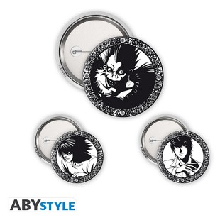 Odznáčky - Death Note - "Light, L & Ryuk"