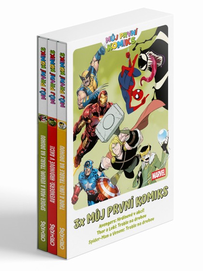 Speciální balíček: 3x Můj první komiks (Thor a Loki, Spider-man a Venom, Avengers)