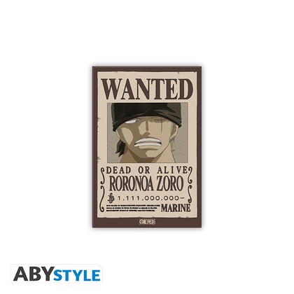 Magnetka - One Piece - "Wanted Zoro"