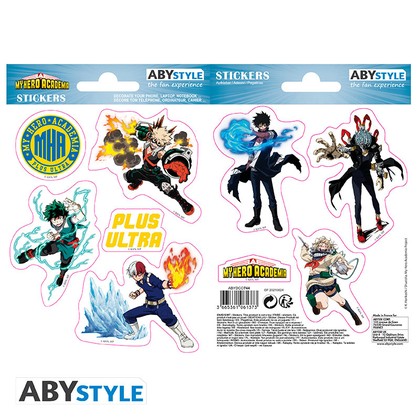 Samolepky - My Hero Academia - "Heroes & Villains"