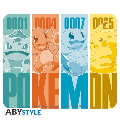 Podložka pod myš - Pokémon - "Kanto Starters"