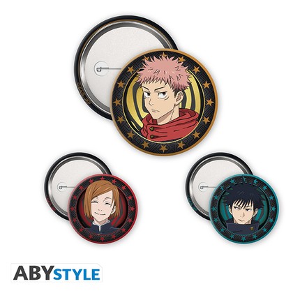 Odznáčky - Jujutsu Kaisen - "Yuji, Megumi & Nobara"