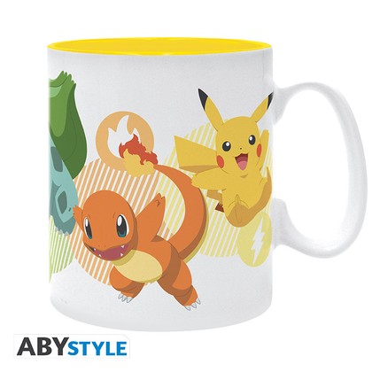 Hrnek - Pokémon - "Pikachu and starters"