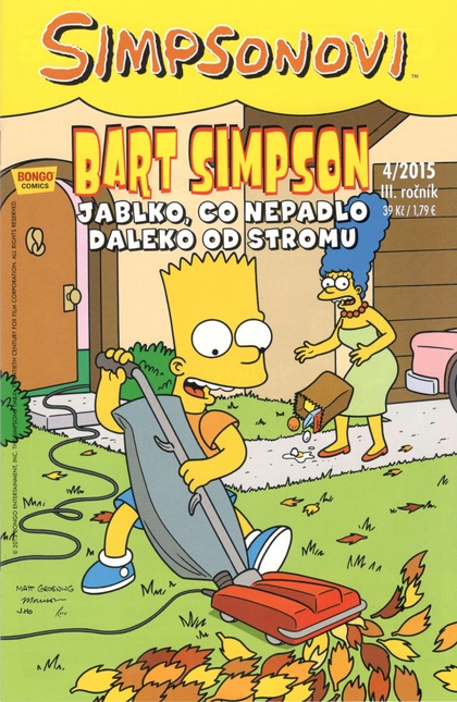 Bart Simpson 4/2015:Jablko, co nepadlo daleko od stromu