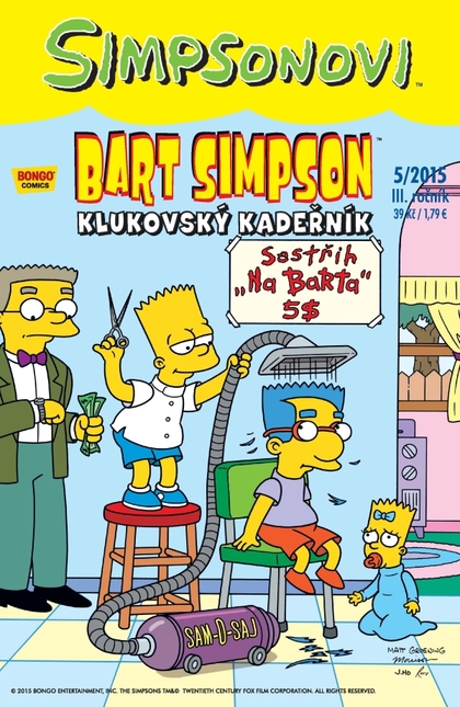 Bart Simpson 5/2015: Klukovský kadeřník
