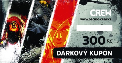 Dárkový kupón v hodnotě 300 Kč (grafika: klasická)