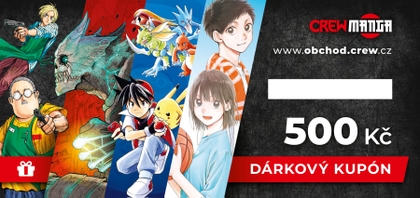 Dárkový kupón v hodnotě 500 Kč (grafika: manga)