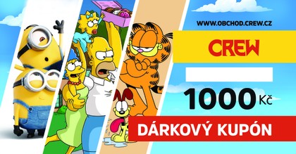 Dárkový kupón v hodnotě 1000 Kč (grafika: děti)