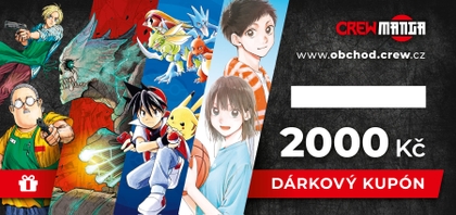 Dárkový kupón v hodnotě 2000 Kč (grafika: manga)
