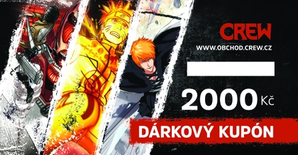 Dárkový kupón v hodnotě 2000 Kč (grafika: manga)