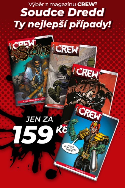 Výběr magazínu CREW²: Soudce Dredd (čísla 26, 27, 28, 33)