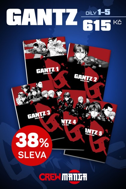 Gantz: Balíček prvních pěti dílů