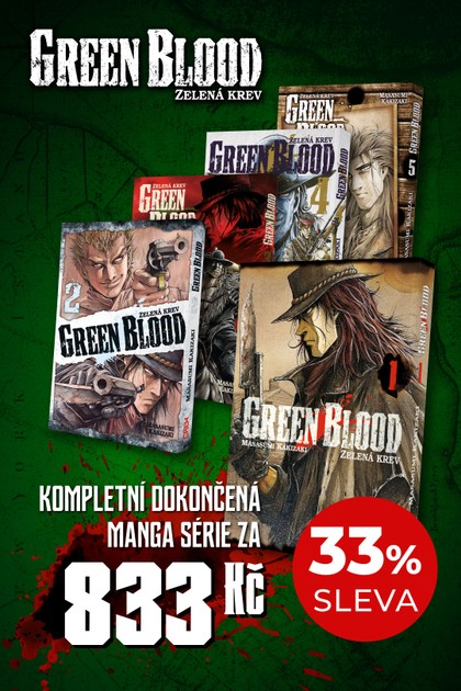 Speciální balíček: kompletní manga série Green Blood - Zelená krev