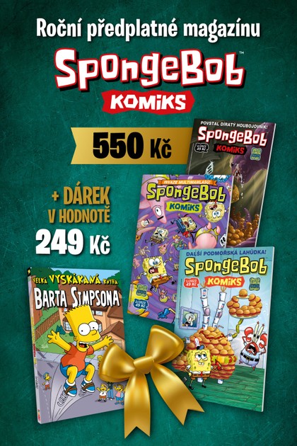 Speciální balíček: Roční předplatné magazínu SpongeBob komiks s dárkem!