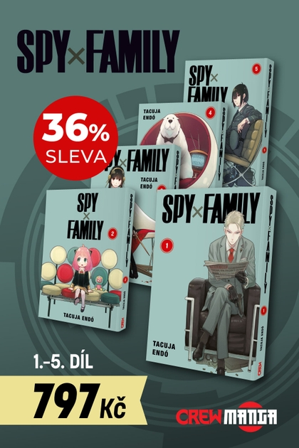 Speciální balíček: Prvních pět dílů manga série Spy x Family!