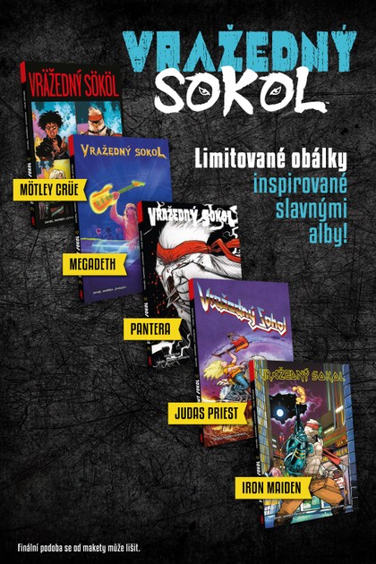 Vražedný sokol (výběr z limitovaných obálek)